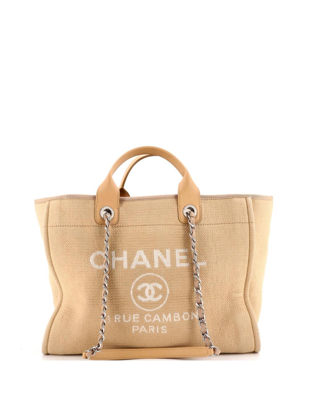 Chanel Deauville Nm Tote Mixed Fibers #373236C42B